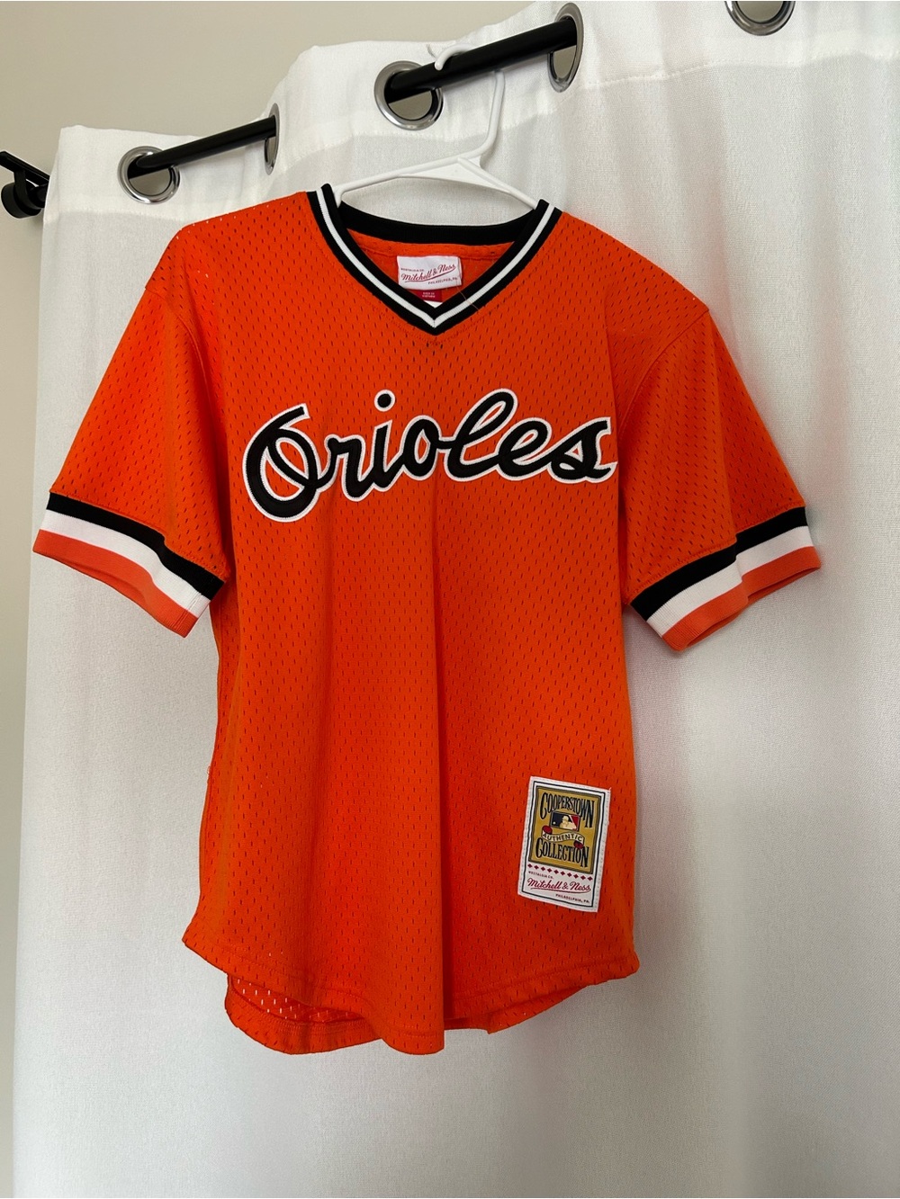 Mitchell & Ness Orange Orioles Mesh Jersey